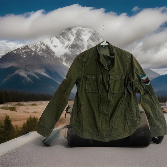 Natural Reflections Jackets & Blazers - Natural Reflections Jacket Womens Small Utility Embroidered Aztec Boho‎ Casual